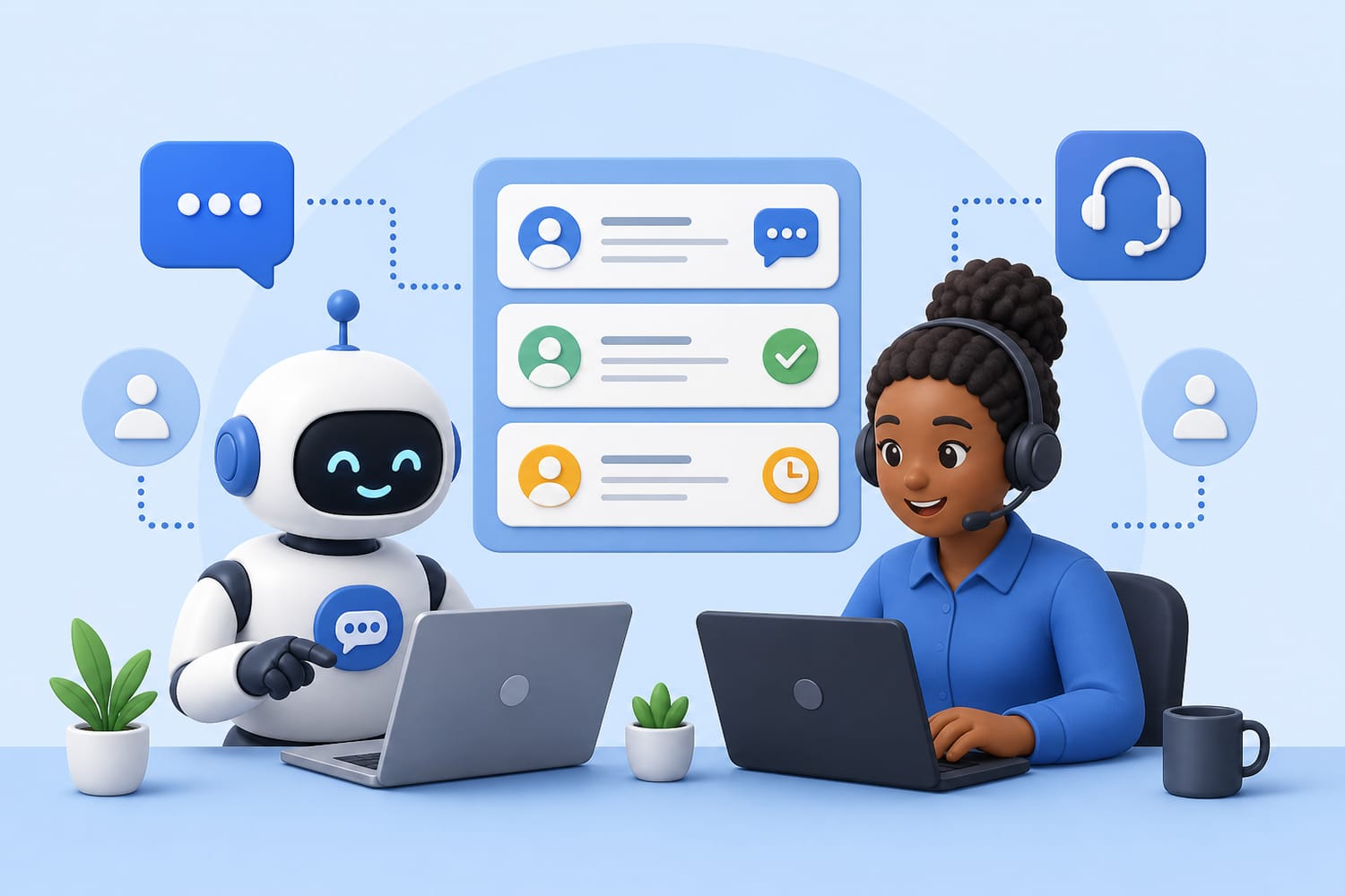 How AI Is Changing Customer Service: Chatbots, Support Tickets, and Human Backup