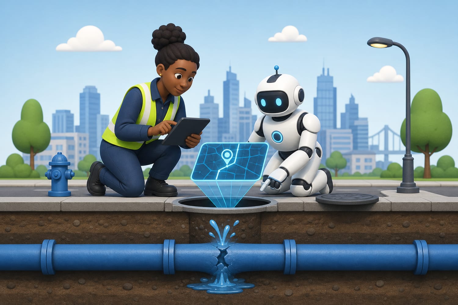 How AI Helps Cities Find Water Leaks Before They Become Disasters