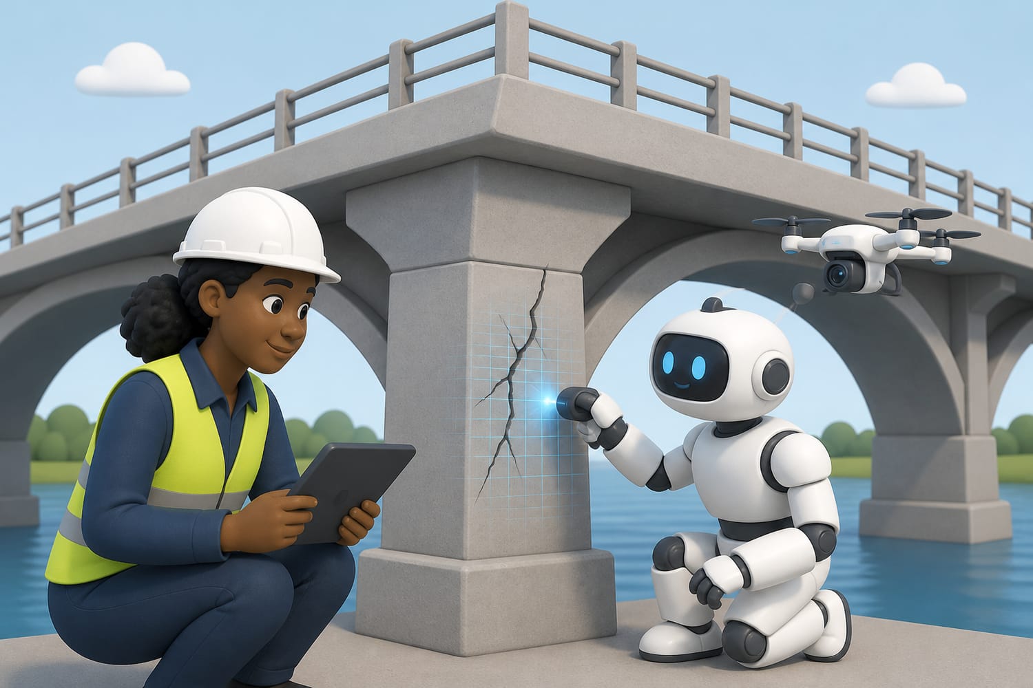 How AI Helps Inspect Bridges Before Small Cracks Become Big Problems