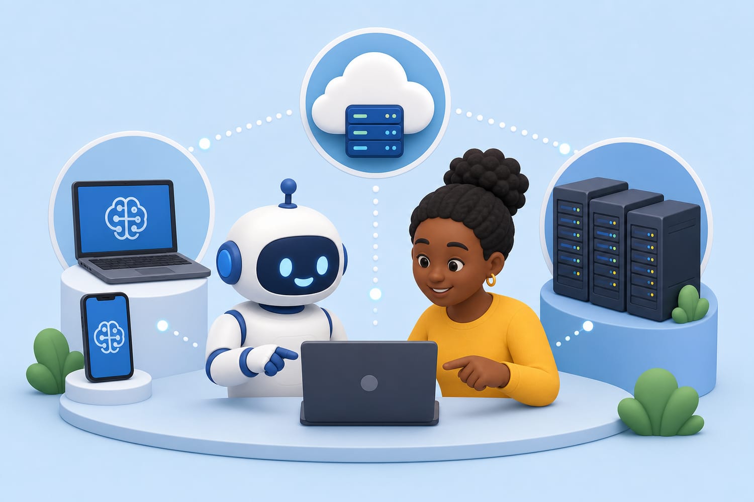 Where Does AI “Live”? A Beginner’s Guide to Devices, Clouds, and Data Centers